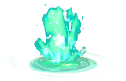 Green Energy Wave - glowing - PNG Images