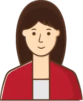 Red-Dressed Lady - red - No Watermark PNG