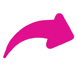 Pink Arrow - Curated PNG