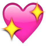 Sparkling Heart Emoji - heart - No Watermark PNG