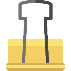 Paperclip - office - Curated PNG