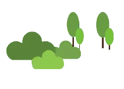 Green Trees and Clouds - nature - PNG Images