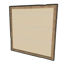 Blank Picture Frame - simple - wooden - High Resolution PNG