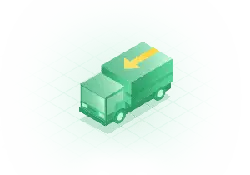 Green Truck - No Background PNG