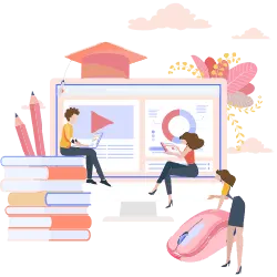 Study Scene - computer - No Watermark PNG