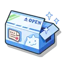 Blue Cat Box - gift - Free PNG