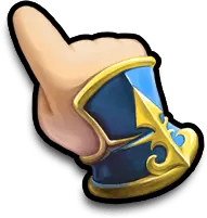 Blue Shield Gauntlet - game item - High Resolution PNG