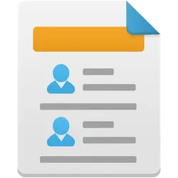 Document Icon - information - Transparent Background PNG