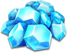 Blue Crystal Stones - mineral - Free Download PNG