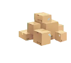 Stacked Cardboard Boxes - packaging - Free PNG