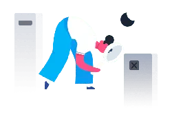 Person with Magnifying Glass - person - No Background PNG