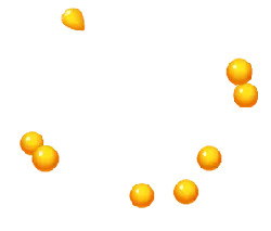 Yellow Balls - sphere - Transparent Background PNG