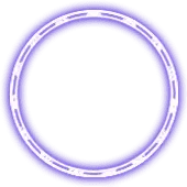 Purple Halo - neon light - circle - High Resolution PNG