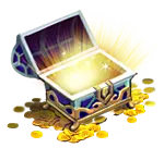 Treasure Chest - open - Curated PNG