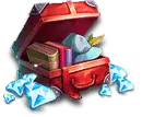Treasure Chest - chest - diamond - Transparent Layer PNG