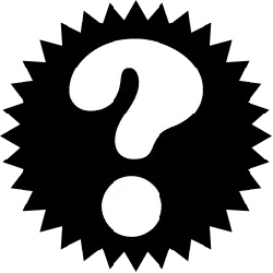 Question Mark - graphic - white - Free PNG