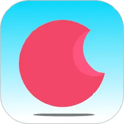 Pink Moon - night sky - No Background PNG