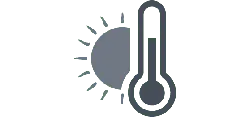 Sun and Thermometer - icon - Free Download PNG