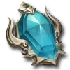 Blue Gem Pendant - accessory - Free Download PNG