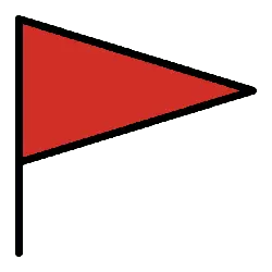 Red Triangle - symbol - No Background PNG