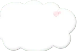 Cloud - simple - pink - Transparent Layer PNG