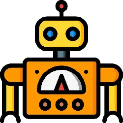 Yellow Robot - High Download Count PNG