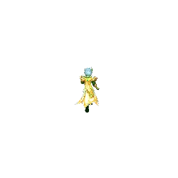 Blue-haired Character - Transparent Background PNG