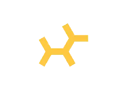 Yellow Geometric Shape - abstract - PNG