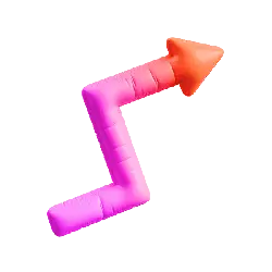 Colorful Arrow - shape - Transparent Layer PNG