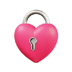 Heart Lock - High Resolution PNG