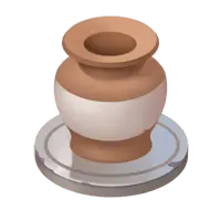Clay Pot - homemade - High Resolution PNG