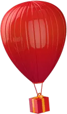 Hot Air Balloon - gift - High Resolution PNG