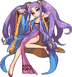 Purple-haired Princess - fairy - Transparent Background PNG