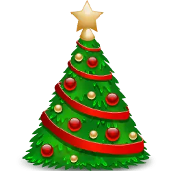 Christmas Tree - Highly Rated PNG - red