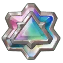 Hexagram Gem - mystical - High Resolution PNG