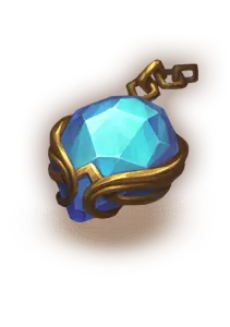 Blue Gem Pendant - gem - Transparent Layer PNG