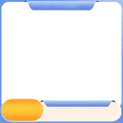 Blue Button Interface - color - Lossless PNG