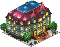 Pixel Style House - night - High Resolution PNG