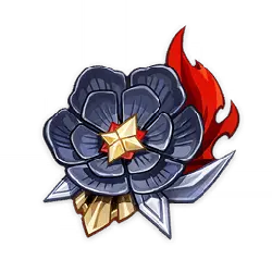 Flame Rose Badge - badge - Free Download PNG