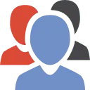 Three People Icon - icon - No Watermark PNG