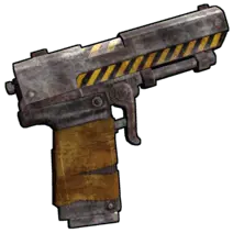 Futuristic Pistol - Transparent Layer PNG