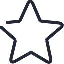 Star - outline - No Watermark PNG