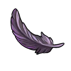 Purple Feather - natural - High Resolution PNG