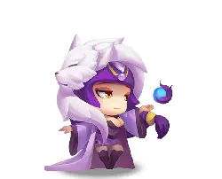 Purple Fox Mage - mage - No Watermark PNG