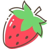 Strawberry - healthy - Curated PNG