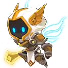 Lightning Warrior - hero - High Resolution PNG