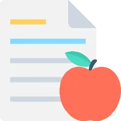 Apple and Document - knowledge - No Watermark PNG