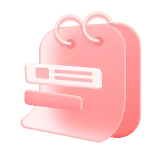Pink Notebook - icon - High Resolution PNG