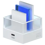 Transparent Disc Case - storage - PNG