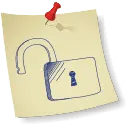 Key and Lock - unlock - Lossless PNG